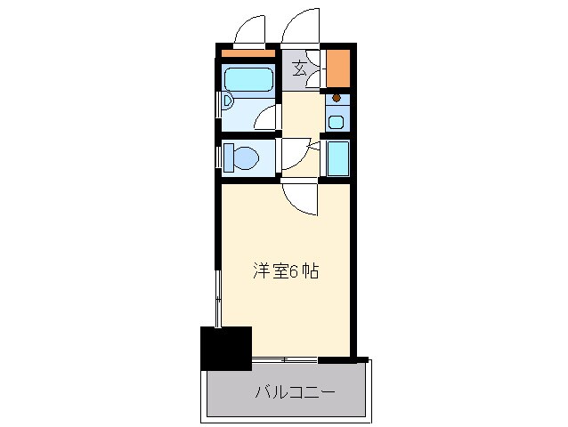 ダイナコ－ト県庁前(206)の物件間取画像