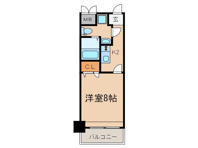 エステ－トモア西公園の物件間取画像