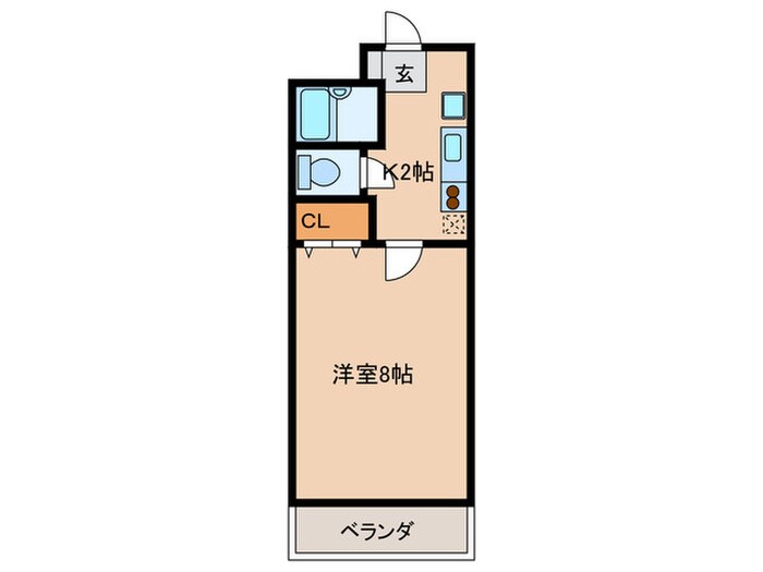 レントハウス香住ヶ丘ビルの物件間取画像