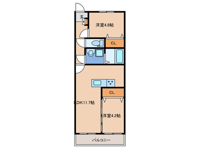 仮)香椎4丁目APの物件間取画像