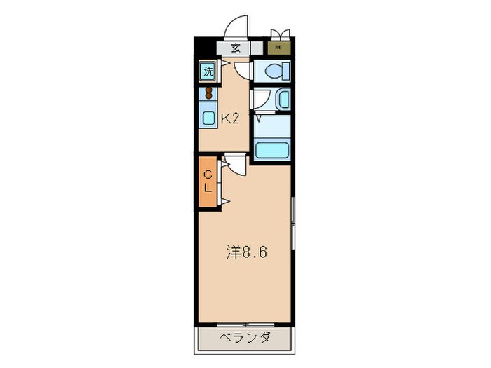 ベイプレイス小倉の物件間取画像