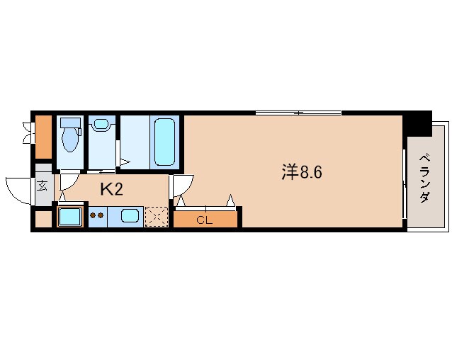 ベイプレイス小倉の物件間取画像