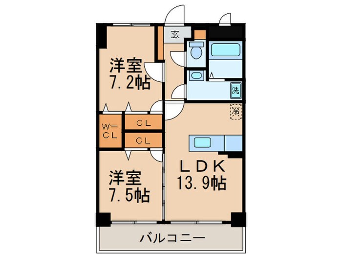 リ・エミネンスの物件間取画像