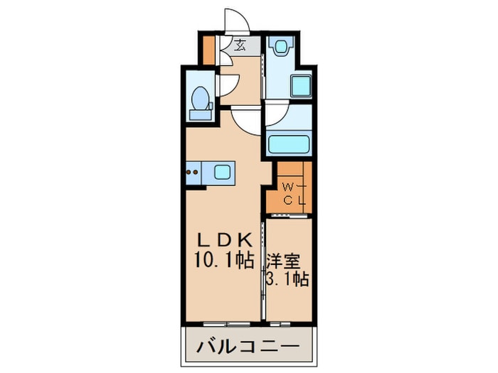 アクアステージ美野島の物件間取画像