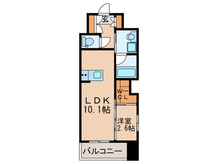 アクアステージ美野島の物件間取画像