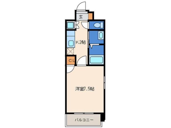 グランツタニビルⅡの物件間取画像