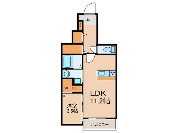 プロニティ博多の物件間取画像