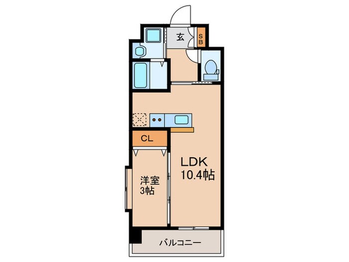 ＬＩＦＥＦＩＥＬＤ国際空港前の物件間取画像