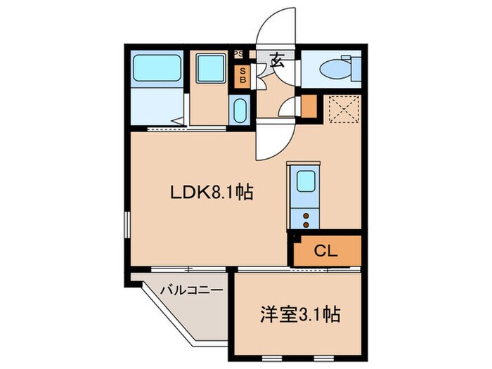 仮）フェリス香椎Ⅱの物件間取画像