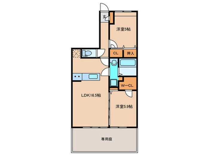 仮)プレアL河東C棟の物件間取画像