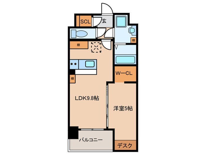 ＺＥＮＩＴＨ　ＢＵＲＧＥの物件間取画像