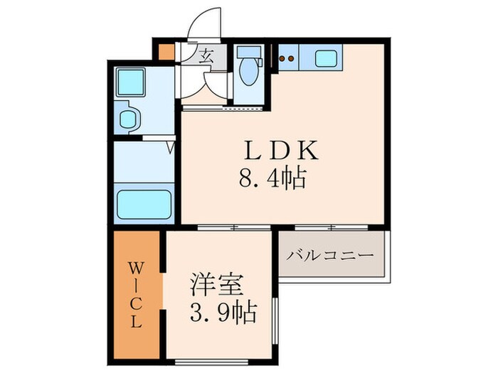 Crecia清納の物件間取画像