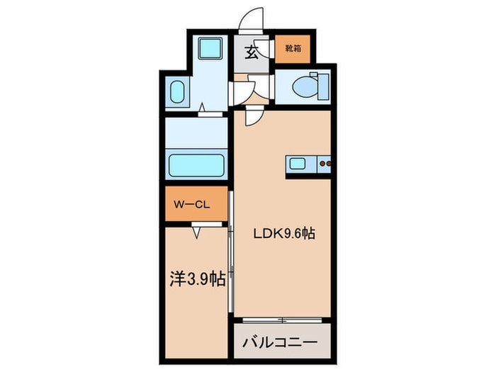 MONTE　VISTAの物件間取画像