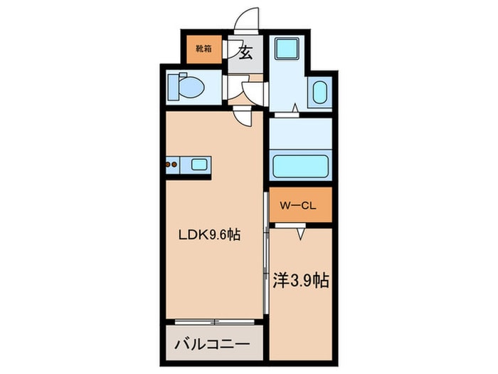 MONTE　VISTAの物件間取画像