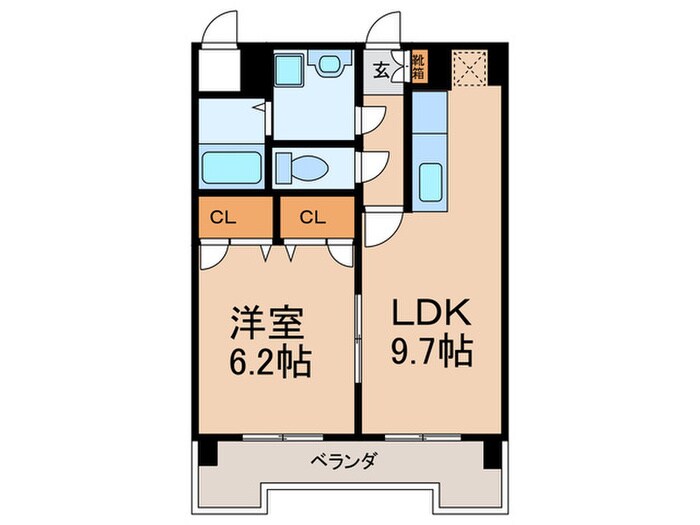 ライフステ－ション柚須の物件間取画像