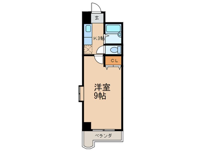 ＫＭマンション八幡駅前の物件間取画像