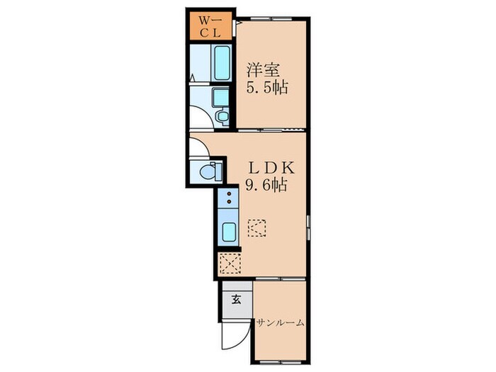 POPORA　Ⅵの物件間取画像