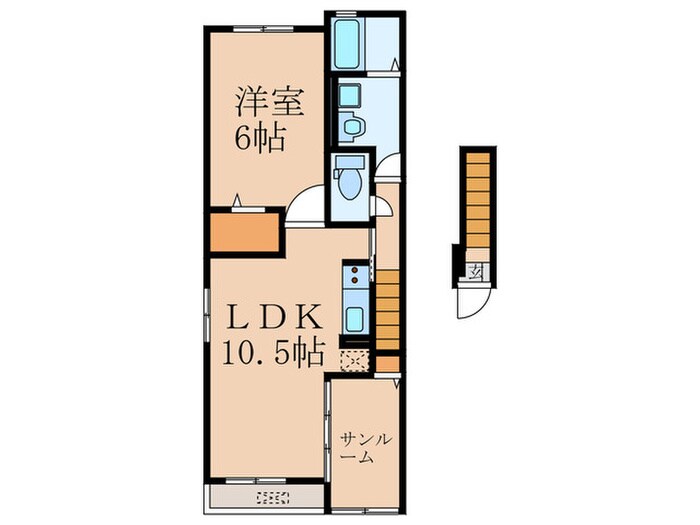 POPORA　Ⅵの物件間取画像