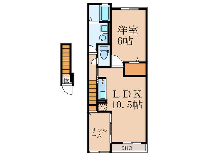 POPORA　Ⅵの物件間取画像