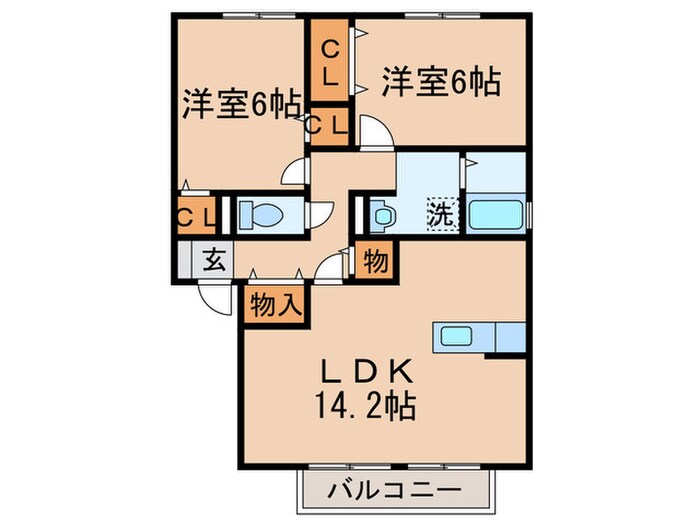 物件間取画像