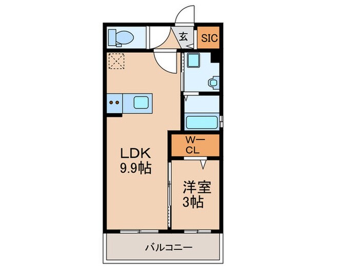 フォルモサ美野島の物件間取画像