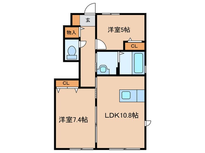 プレミール21　Ｃ棟の物件間取画像