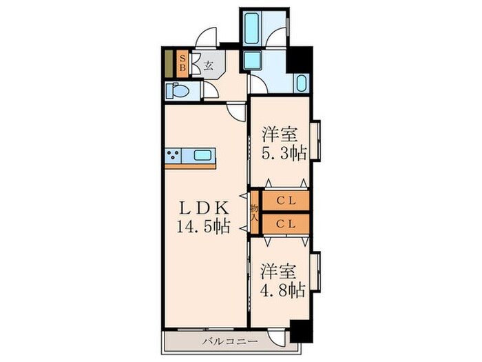 シュライン妙見レジデンスの物件間取画像