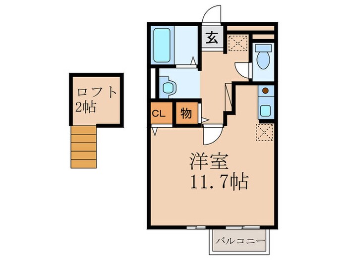 エクセル東合川の物件間取画像