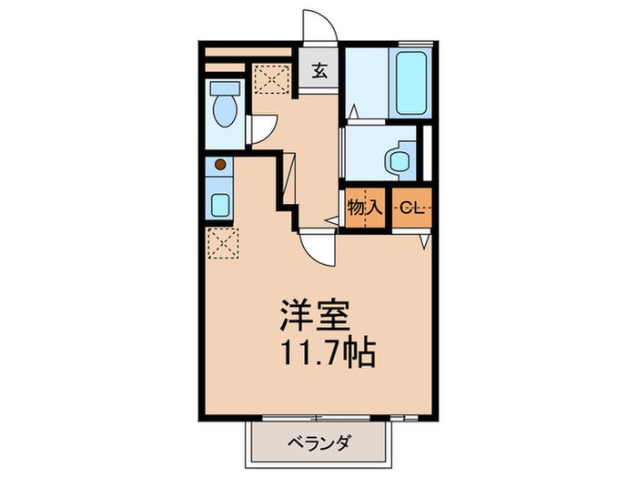 エクセル東合川の物件間取画像