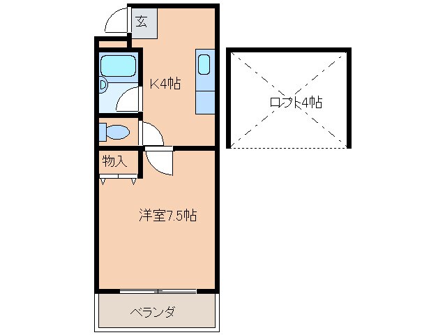 物件間取画像