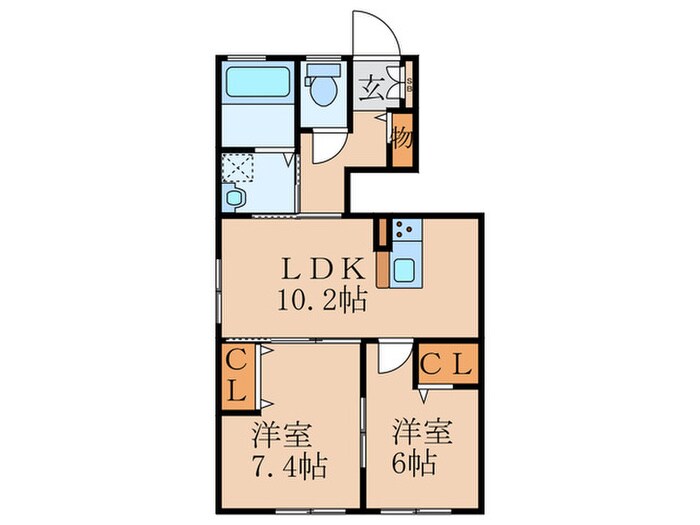 レクランの物件間取画像