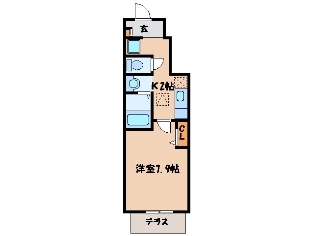 カ－サ　シェリ－ルの物件間取画像