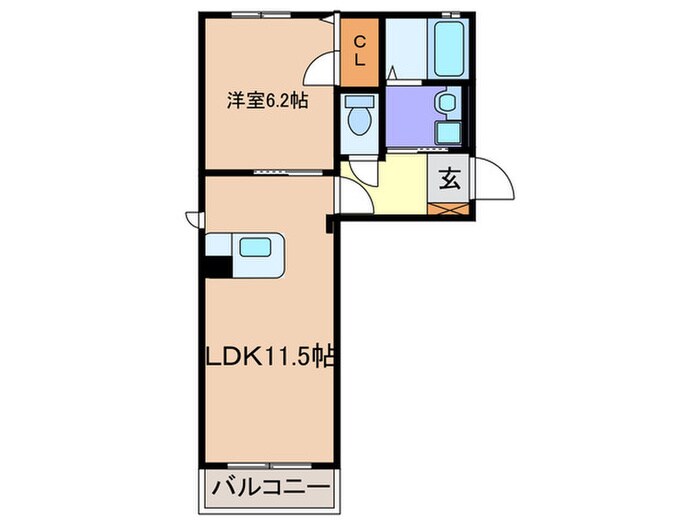 ＲｏｔｅＲｏｓｅの物件間取画像