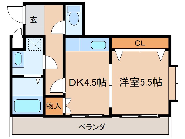 リファレンス小倉の物件間取画像