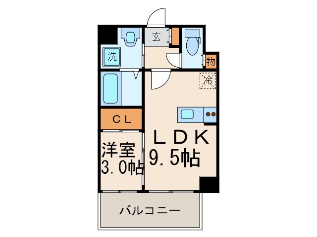 ネストピア天神東Ⅱ(502)の物件間取画像