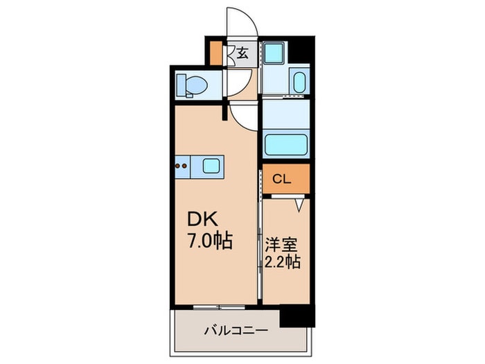 エンクレスト博多駅南FIT(716)の物件間取画像