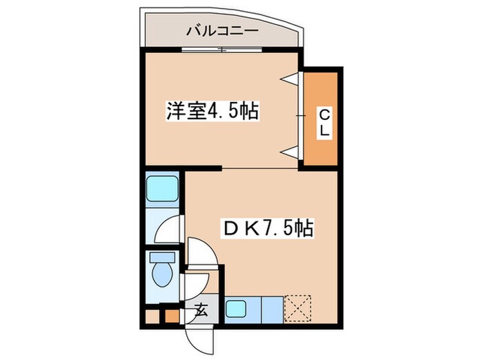 パ－クヒルズ新札幌の物件間取画像