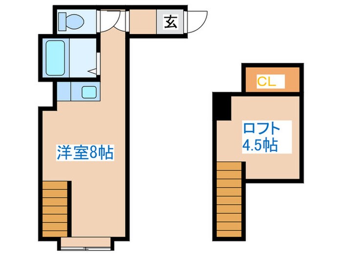 クル－ズハウス山の手の物件間取画像