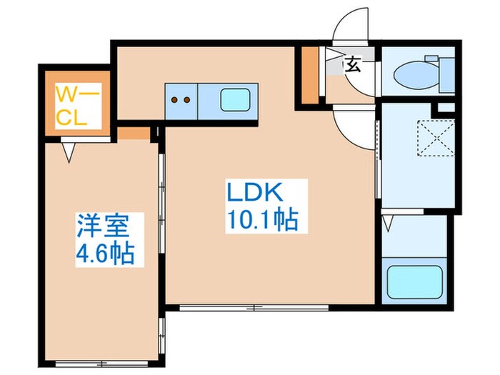 Ｂｌａｎｃ　Ｋｏｔｏｎｉの物件間取画像