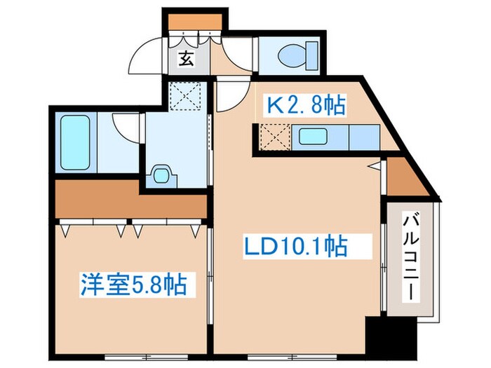 サンク　ドゥの物件間取画像