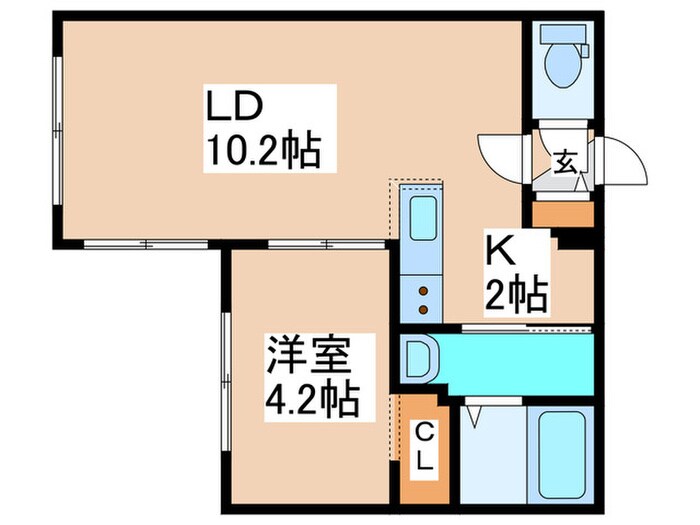 White spanker南郷7丁目の物件間取画像