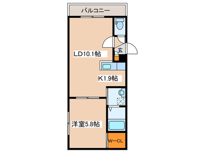 モンレーヴ豊平公園の物件間取画像