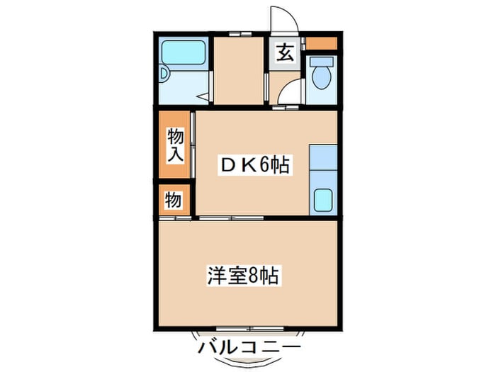 MAJESTIC水車町の物件間取画像