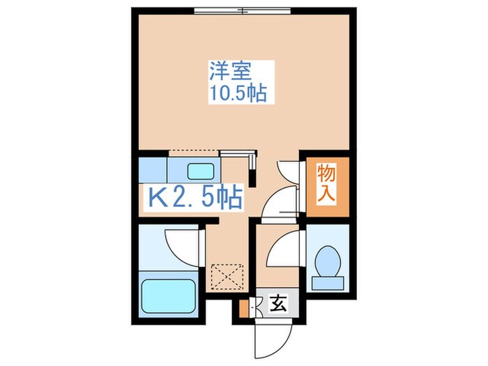 パンセ平岸の物件間取画像