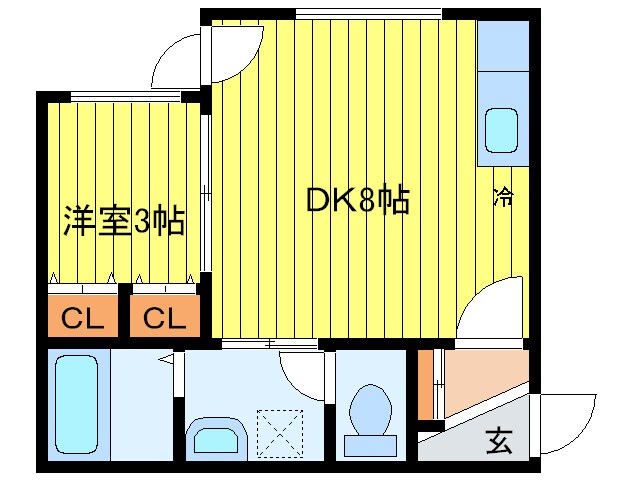 グランドサクセス南円山の物件間取画像