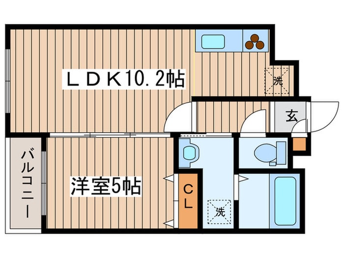 クラッセ円山ＥＡＳＴの物件間取画像