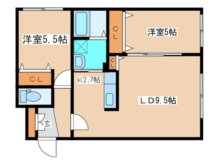 Riso　Luciaの物件間取画像