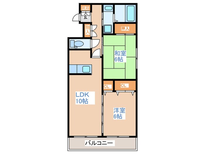 ノール中の島の物件間取画像