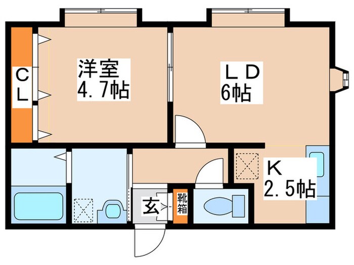 ブリシャールの物件間取画像