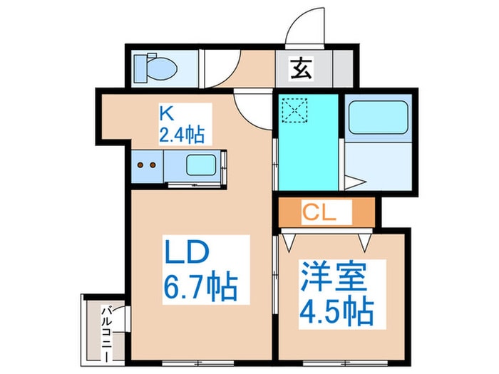 ヴェルデ　マンティスの物件間取画像